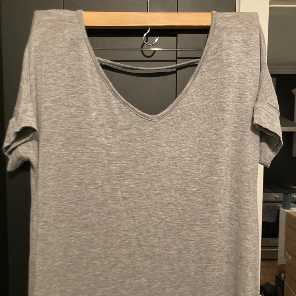 Grey maxi dress